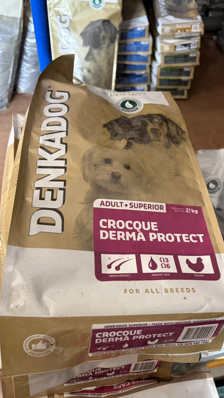 Denkadog Hondenvoer Crocque Derma Protect 2,5 kg, Ophalen of Verzenden, Hond