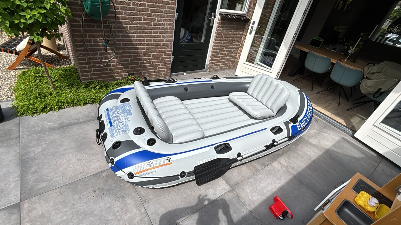 Intex Excursion 4 opblaasboot - Zo goed als nieuw, Ophalen, Zo goed als nieuw