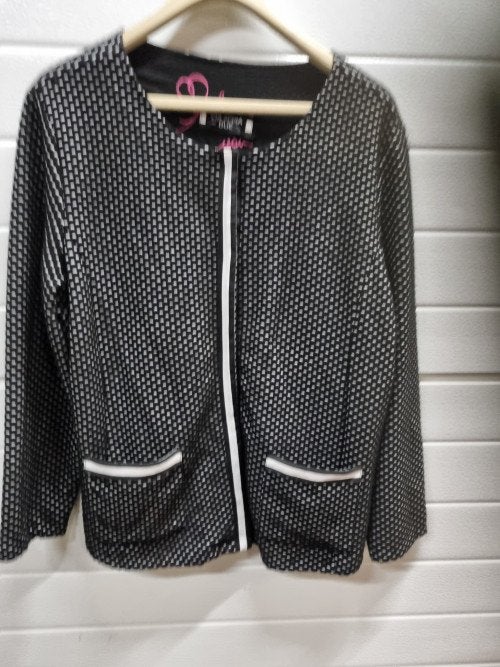 vest dames zwart wit maat 44, Ophalen of Verzenden, 'T Olde Gre-j, Info@toldegrej.nl, Endepoelstraat 20f Didam