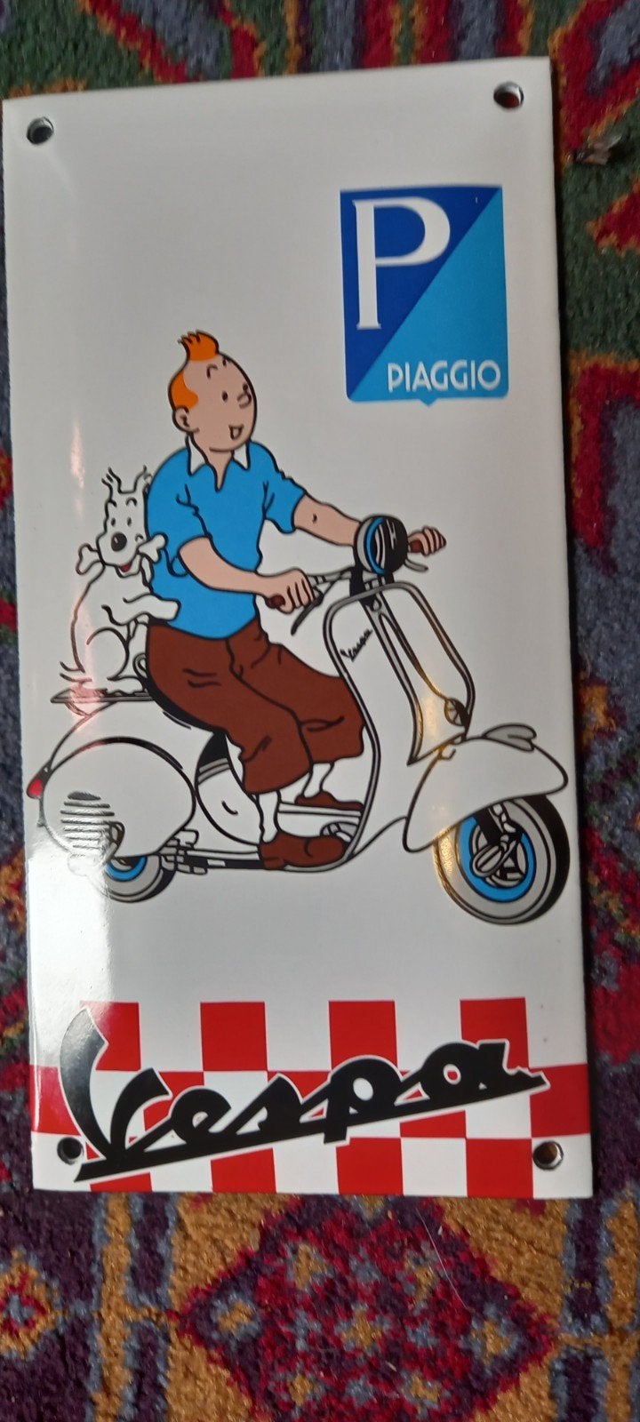 Echt emaille reclame bordje zie foto, Verzamelen, Merken en Reclamevoorwerpen, Ophalen of Verzenden, Reclamebord