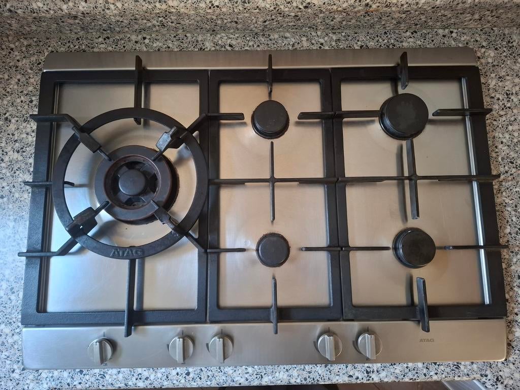 Atag kookplaat, Ophalen, Gebruikt, Inbouw, Gas
