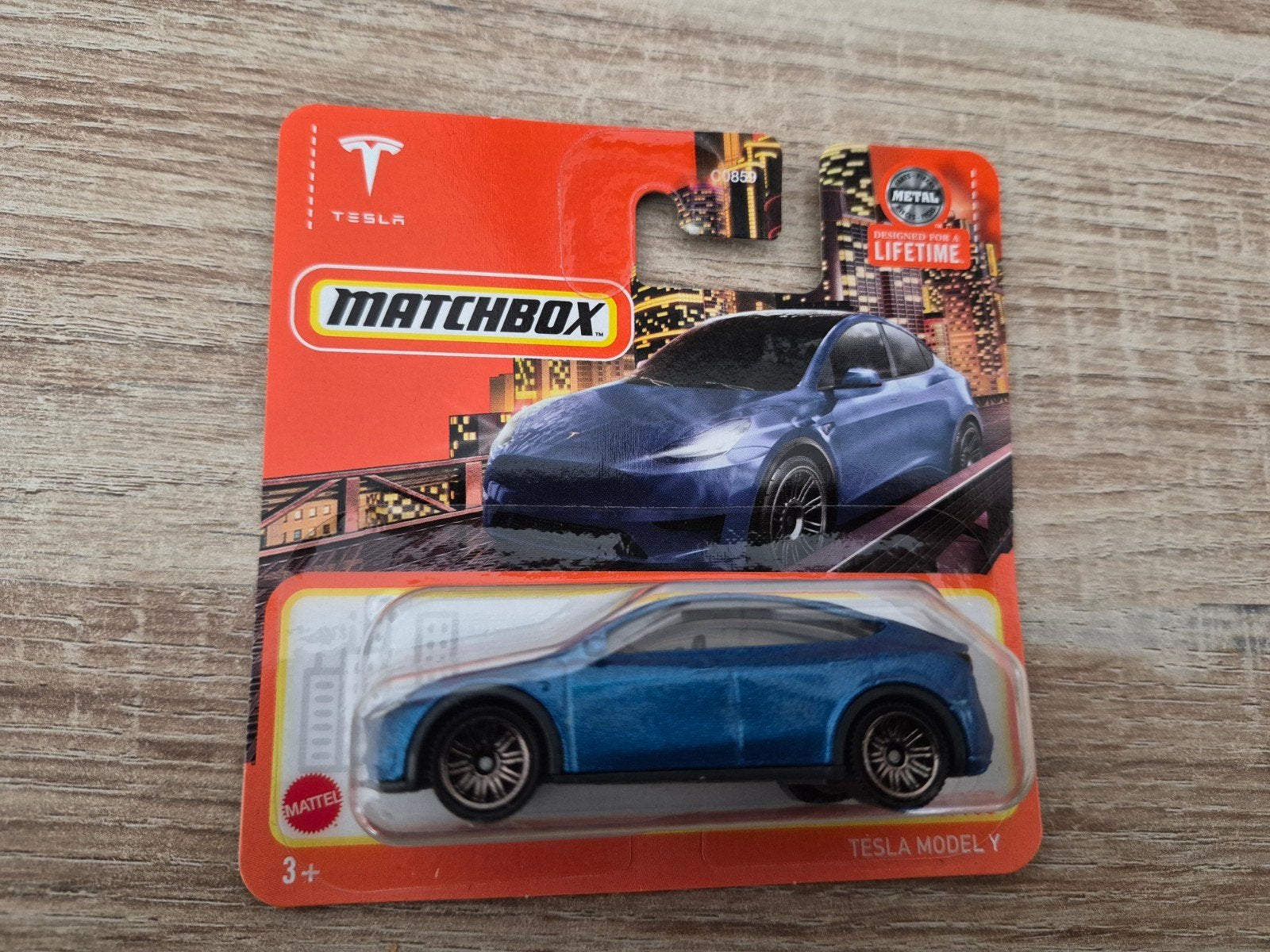 Tesla Model Y 1:64 (Matchbox), Ophalen of Verzenden, Nieuw, Auto