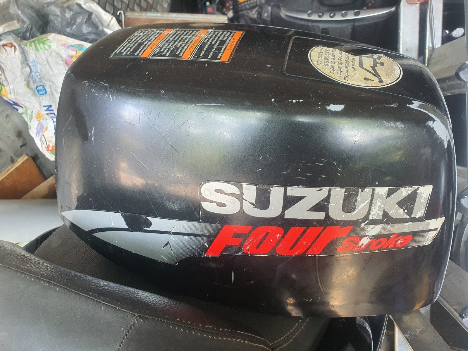 Suzuki DF15 Motorkap - Origineel onderdeel, Watersport en Boten, Gebruikt, Charles Motors, Ophalen of Verzenden, Zoetermeer