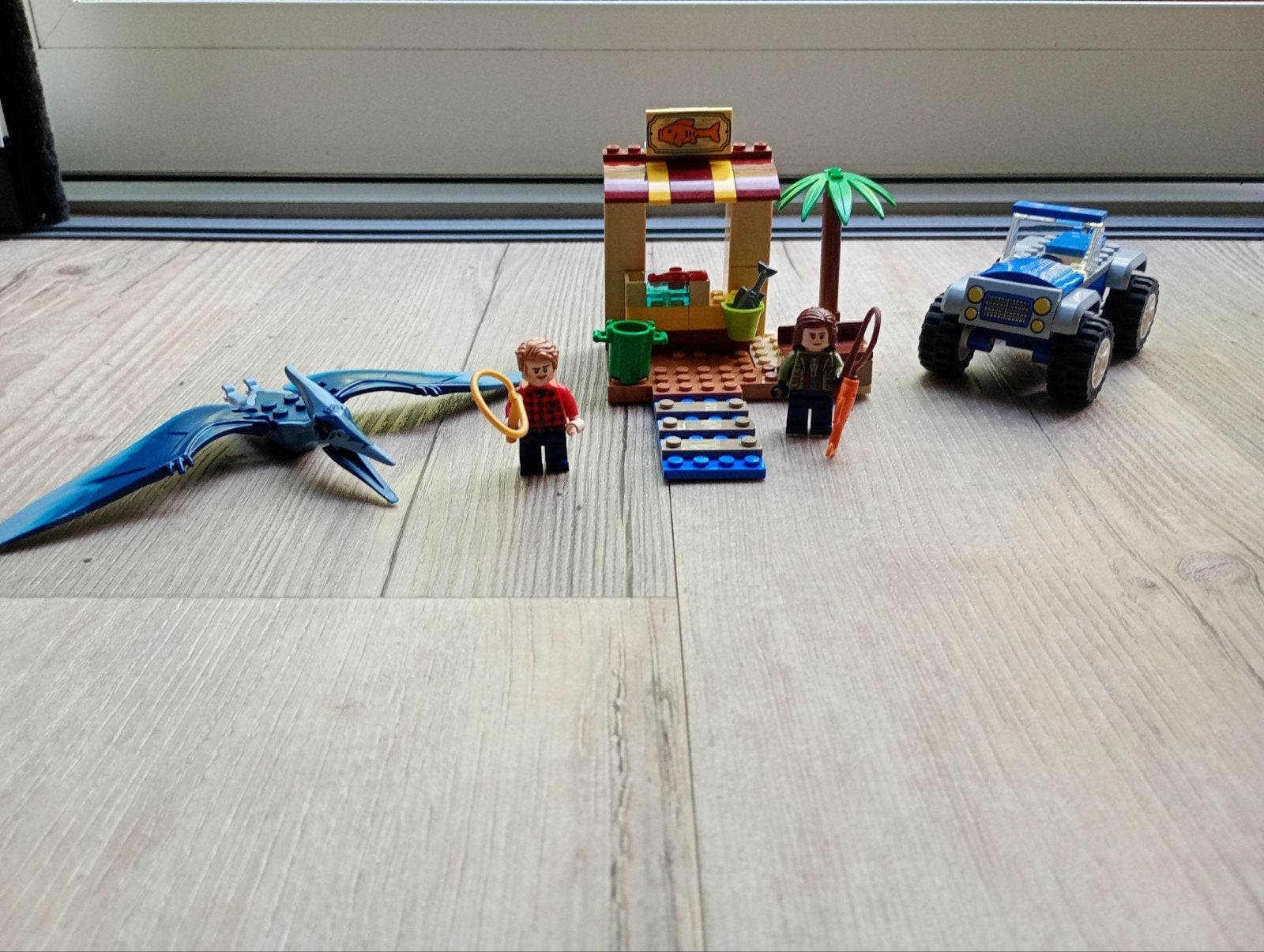 Achtervolging van Pteranodon, Ophalen, Jurassic World, Lego, Zo goed als nieuw