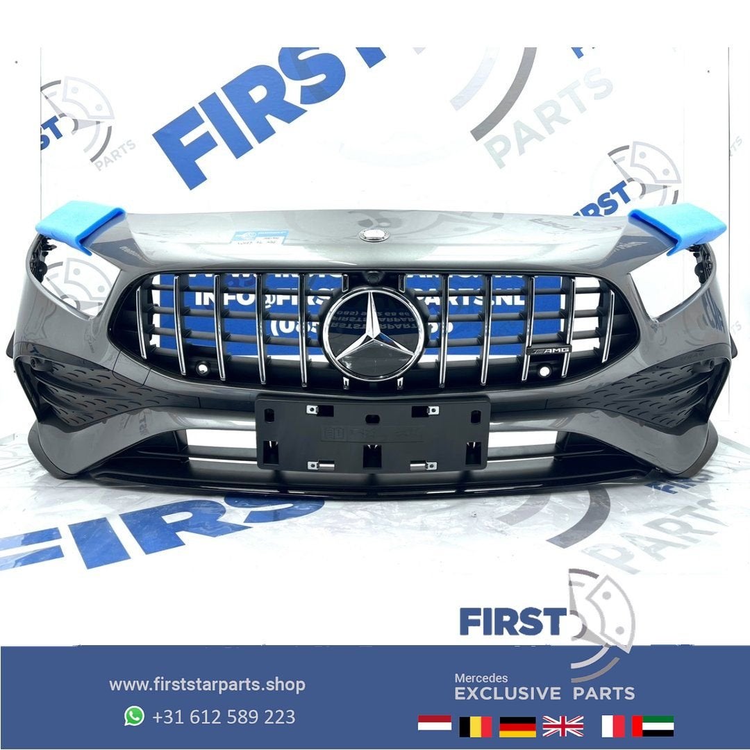 W177 FACELIFT BUMPER A35 AMG VOORBUMPER COMPLEET AERO PAKKET, Gebruikt, -, Voor, Ophalen of Verzenden