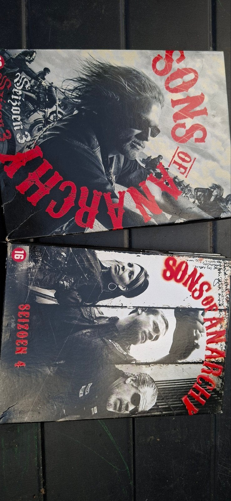 Sons of Anarchy DVD Box Seizoen 3 (niet compleet) en 4, Ophalen of Verzenden