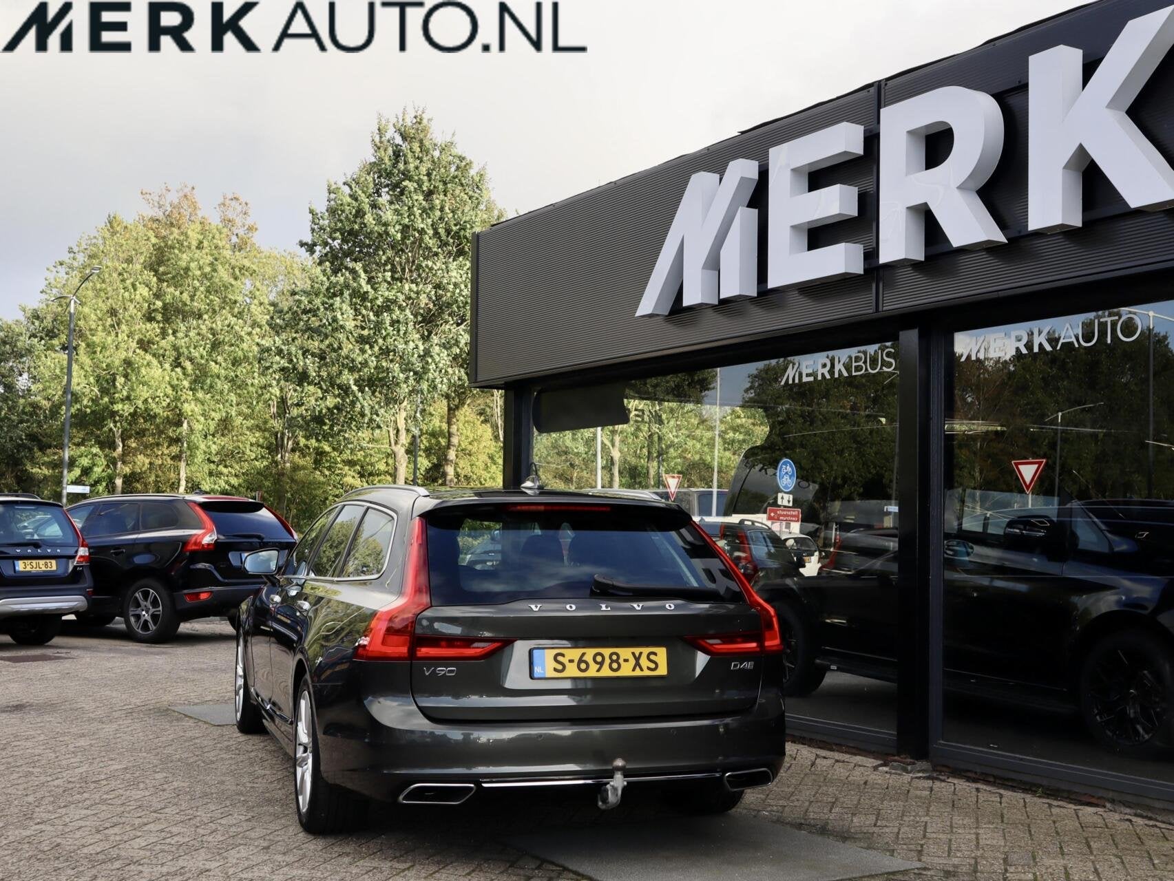 Volvo V90 2.0 D4 Inscription, Auto's, 1969 cc, Leder, Diesel, Te koop