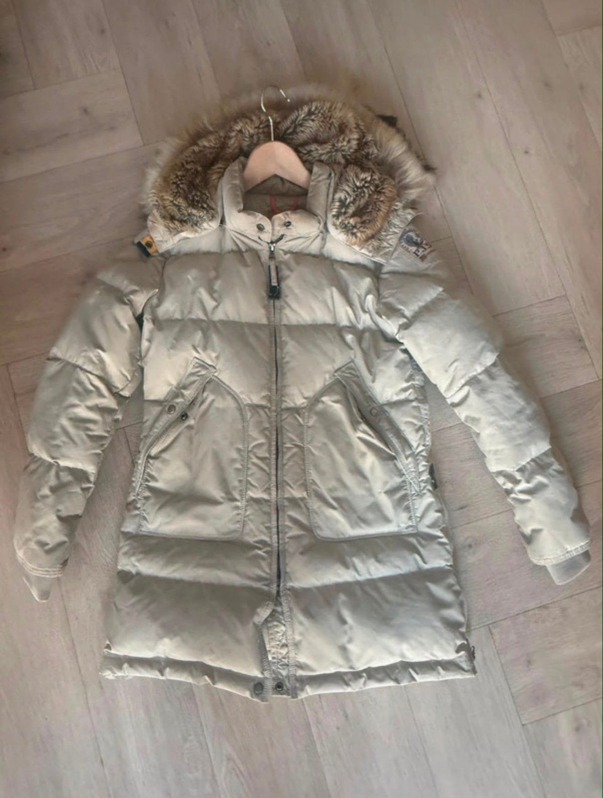 Parajumpers Masterpiece Series donsjas met bontkraag, Kleding | Dames, Jassen | Winter, Ophalen of Verzenden, Zo goed als nieuw