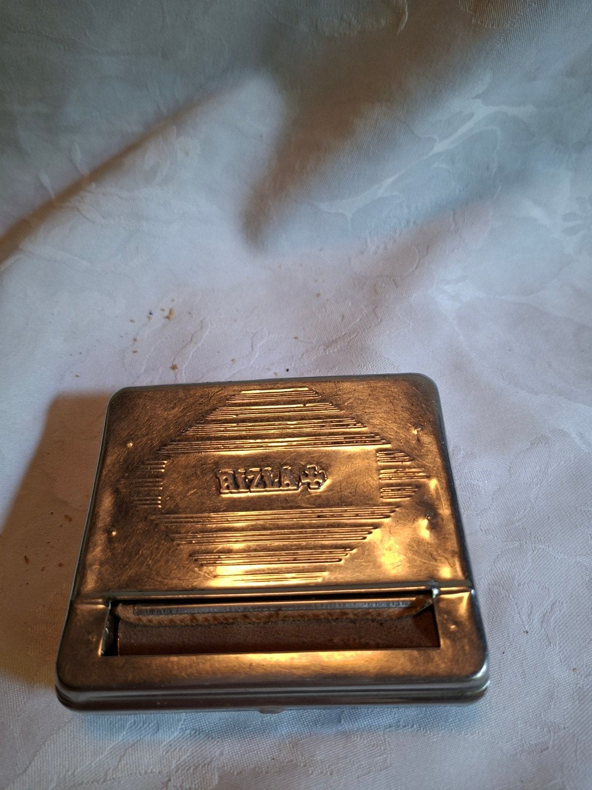 vintage shagroller doosje van Rizla, Verzamelen, Verzenden, Zo goed als nieuw, Tabaksdoos of Verpakking