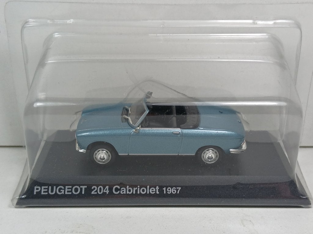 1/43 peugeot 204  cabrio, Ophalen of Verzenden, Zo goed als nieuw, Auto, Overige merken