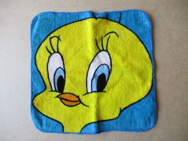 adv10542 tweety doekje, Verzamelen, Ophalen, Looney Tunes, Gebruikt, Overige typen