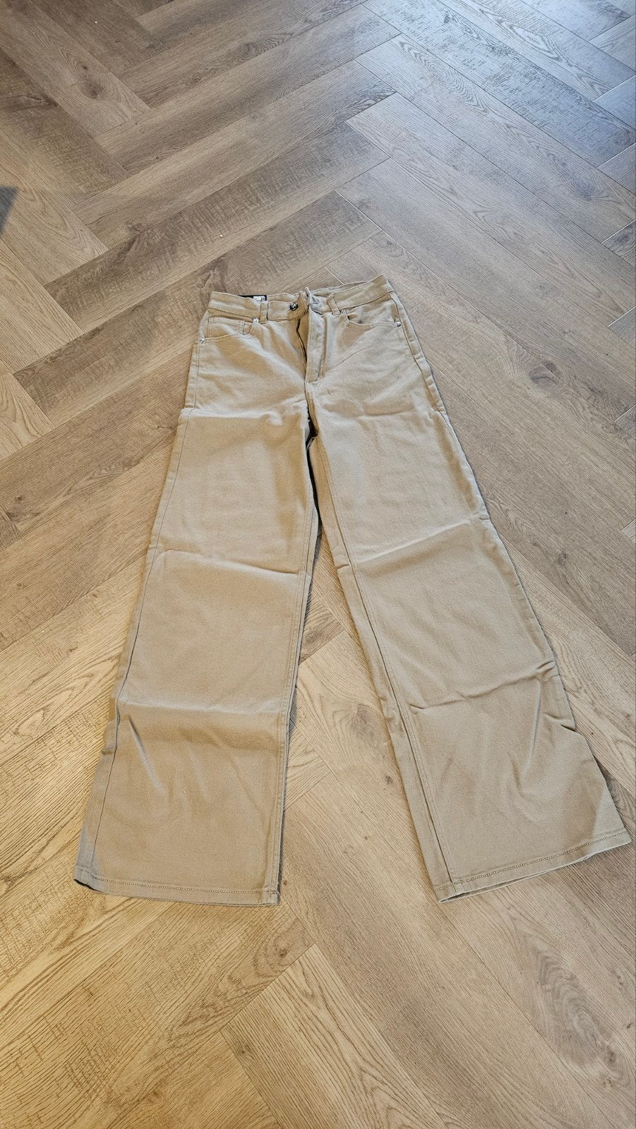 H&M BROEK MAAT 38 NIEUW, Kleding | Dames, Beige, Nieuw, Lang, Ophalen