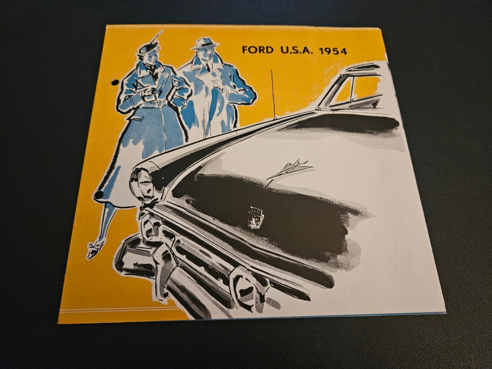 Brochure Ford USA 1954, Ophalen of Verzenden, Zo goed als nieuw, Ford