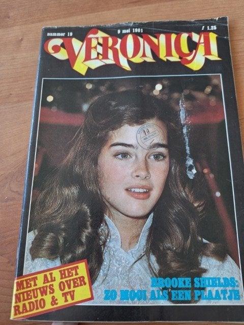 Veronica 1981 Brooke Shields Anneke Gronloh Andre van Duin, Verzenden, 1980 tot heden, Knipsel(s)