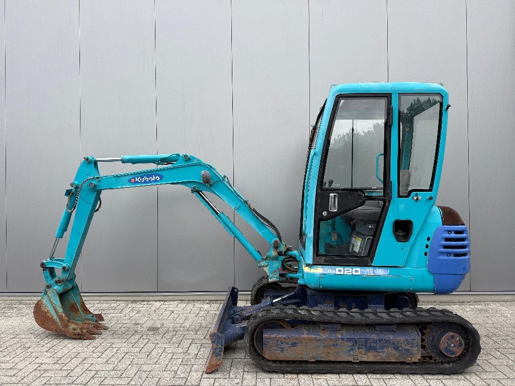 Kubota K-020 - minigraver - gebruikt - Cabine - snelrups