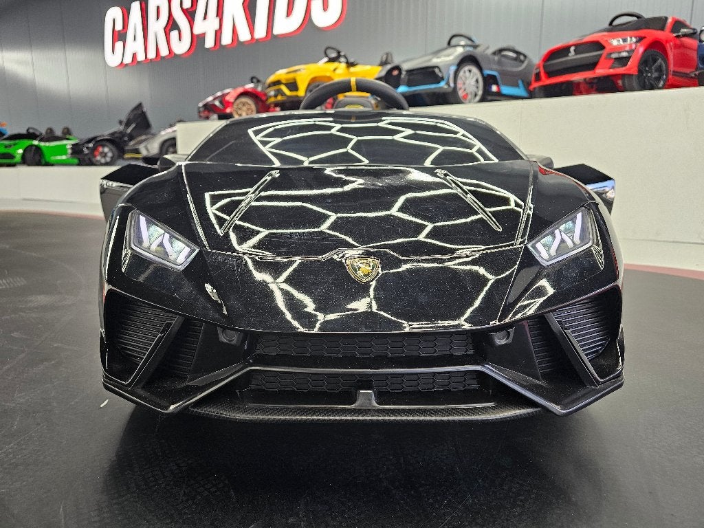 Kinderauto Lamborghini Huracan - soft start - leren zit - RC