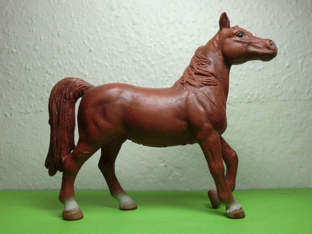 Schleich 13253 vos merrie, dierfiguur, Verzamelen, Ophalen of Verzenden, Gebruikt, Paard, Beeldje of Figuurtje