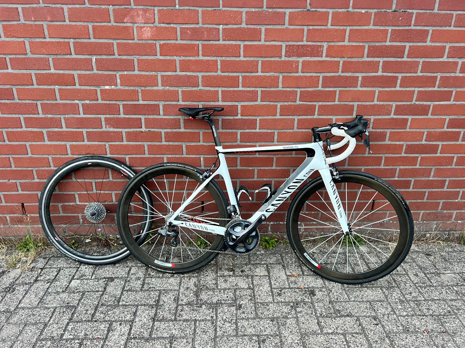 Canyon Aeroad maat 54 CF Ultegra Di2, Carbon, Zo goed als nieuw, Meer dan 20 versnellingen, 53 tot 57 cm