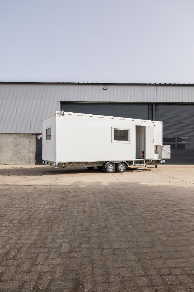 Mobiele woonunit 660 TE KOOP, Zakelijke goederen, Machines en Bouw | Keten en Containers, Ophalen