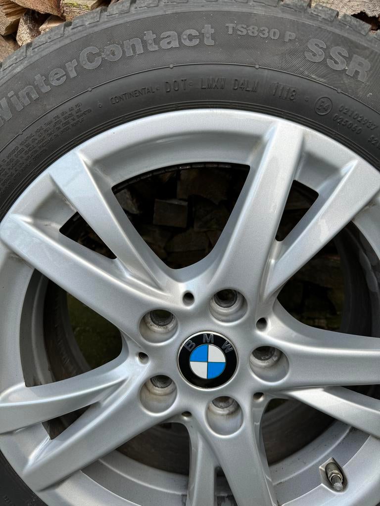 Winterbanden met aluminium velgen voor BMW (205/60 R16), Auto-onderdelen, Ophalen, Gebruikt, 16 inch, Banden en Velgen