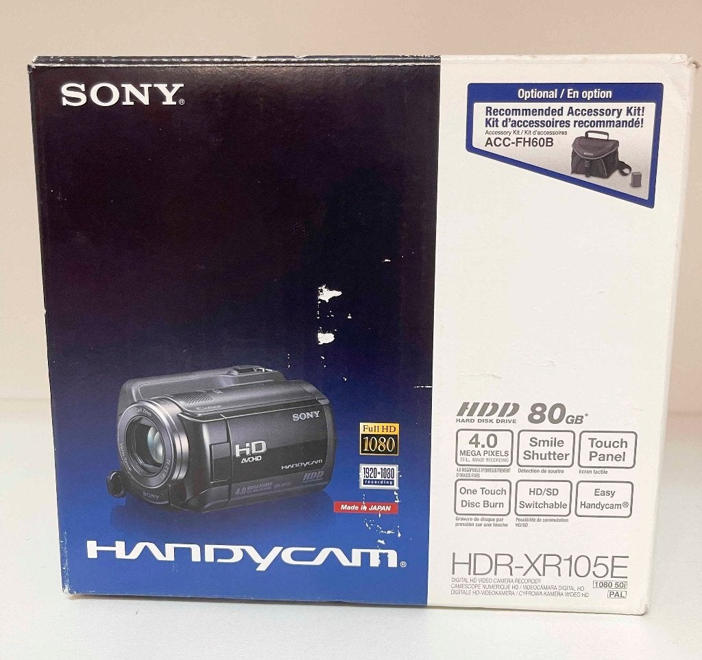 SONY HDR-XR105E Serie 341343, Full HD, N, N, 20x of meer