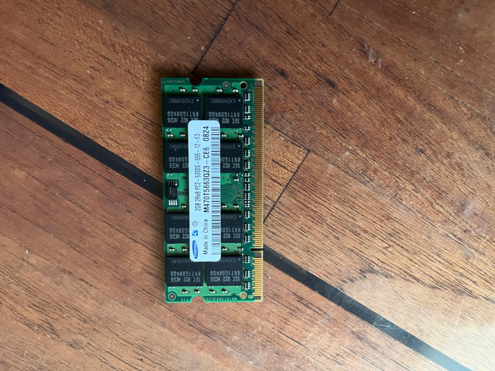 Samsung 2GB DDR2 RAM Geheugenmodule voor Laptop, Computers en Software, RAM geheugen, Gebruikt, Ophalen of Verzenden, DDR2, 2 GB
