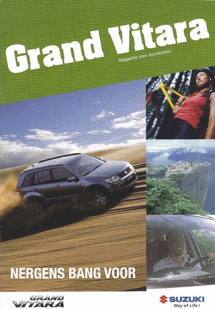 Brochure Suzuki Grand Vitara 2005, Ophalen of Verzenden, Gelezen, Overige merken