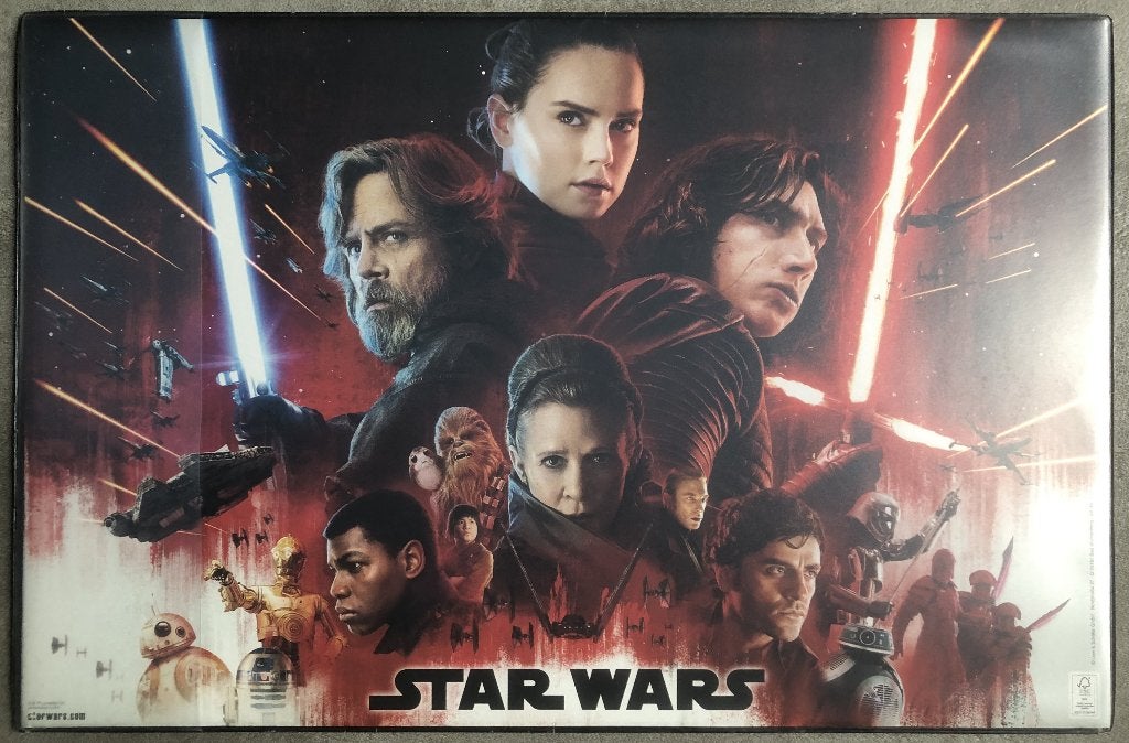 STAR WARS - BUREAULEGGER - 38,5 X 59 CM, Ophalen of Verzenden, Zo goed als nieuw, Actiefiguurtje