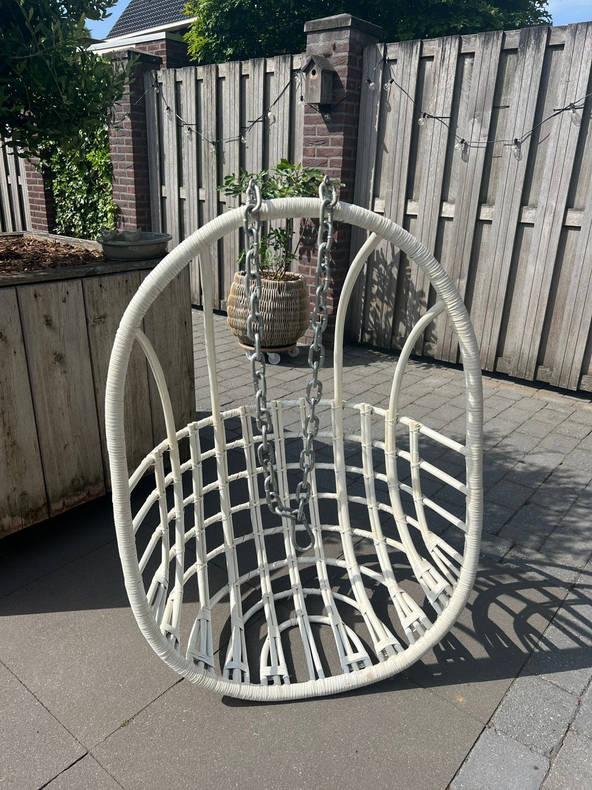 Hangstoel Sissy boy (zonder standaard), Tuin en Terras, Ophalen, Gebruikt