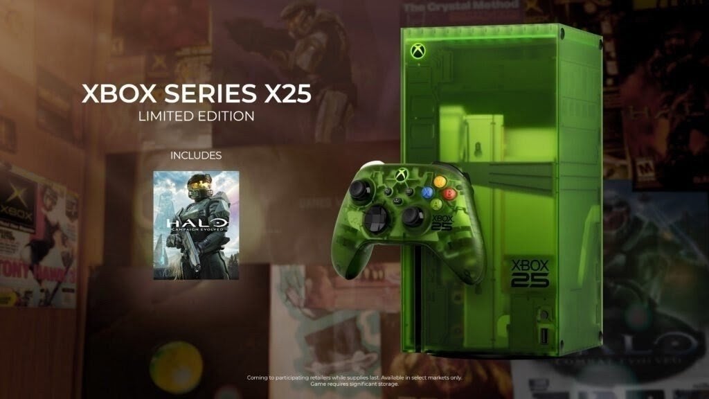 XboX Series X X25 transparant groen limited editie, Ophalen, Nieuw, Xbox Series X