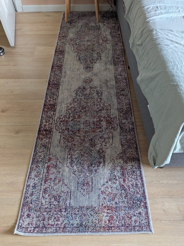 Benuta tapijtloper Visconti multicolor 70x240cm nieuw!, Huis en Inrichting, Stoffering | Tapijten en Kleden, Ophalen, Paars, 50 tot 100 cm