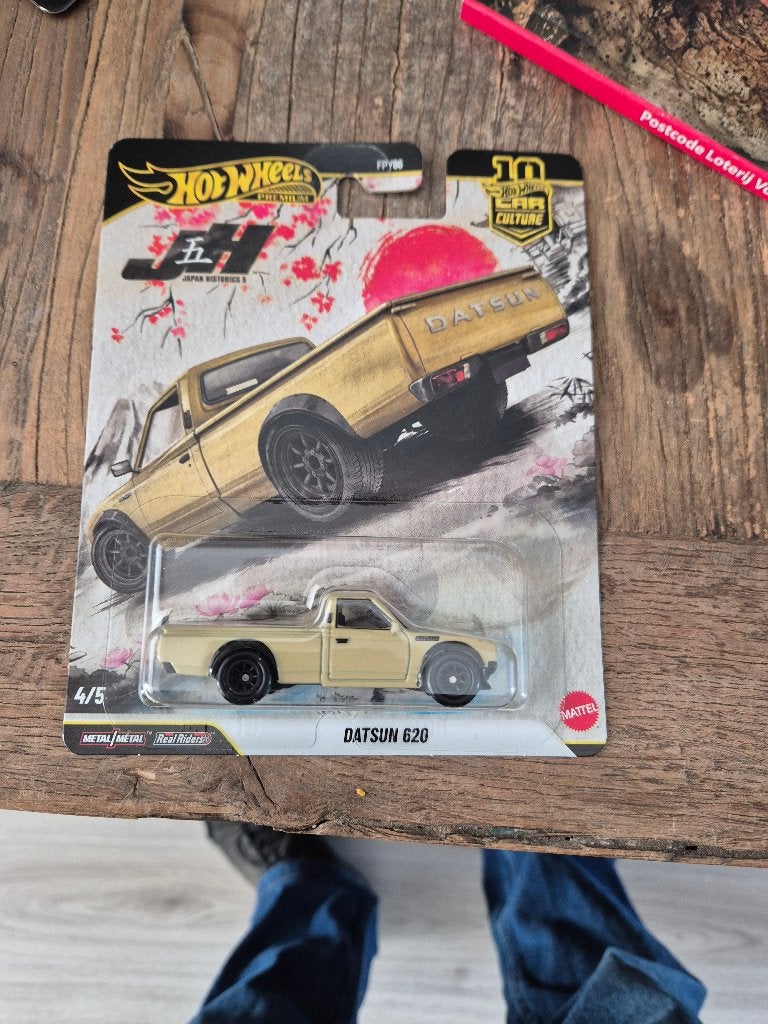 Hot Wheels Premium DATSUN 620 Japan Historics 5, Ophalen of Verzenden, Nieuw, Auto