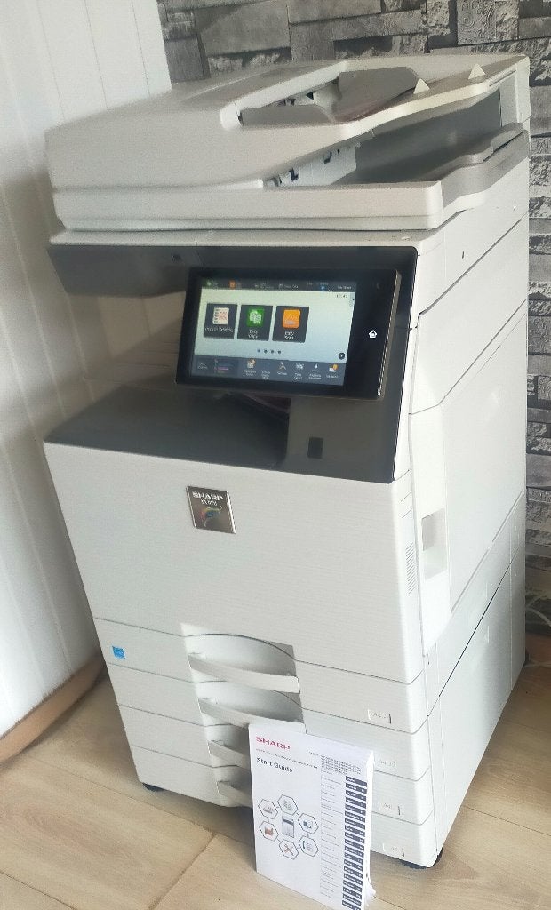 SHARP MX 3070N ALL IN ONE KLEUR/ZART-WIT KOPIEREN/PRINTER, Computers en Software, Ophalen, Mailen, All-in-one, Draadloos