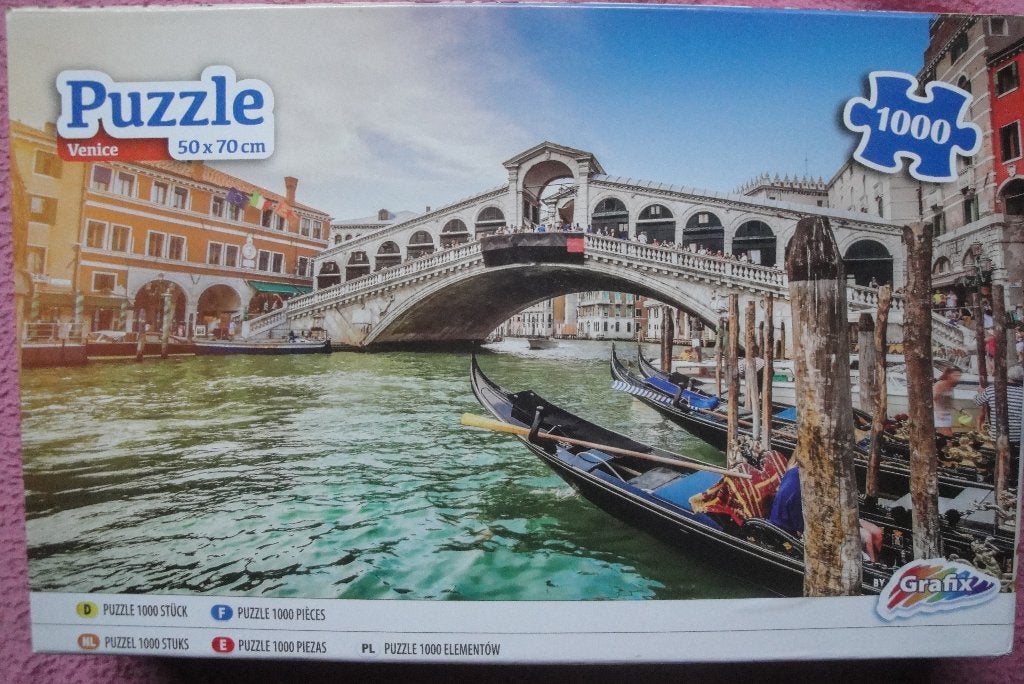 GRAFIX COLLECTION PUZZLE 1.000 stukjes voor 2,50euro., Ophalen of Verzenden, 500 t/m 1500 stukjes, Zo goed als nieuw, Legpuzzel