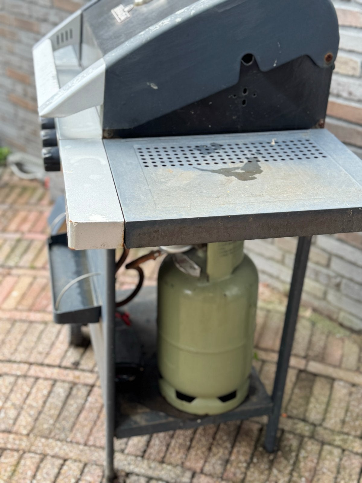 Brada gasbarbecue met zijbrander, Ophalen, Gebruikt