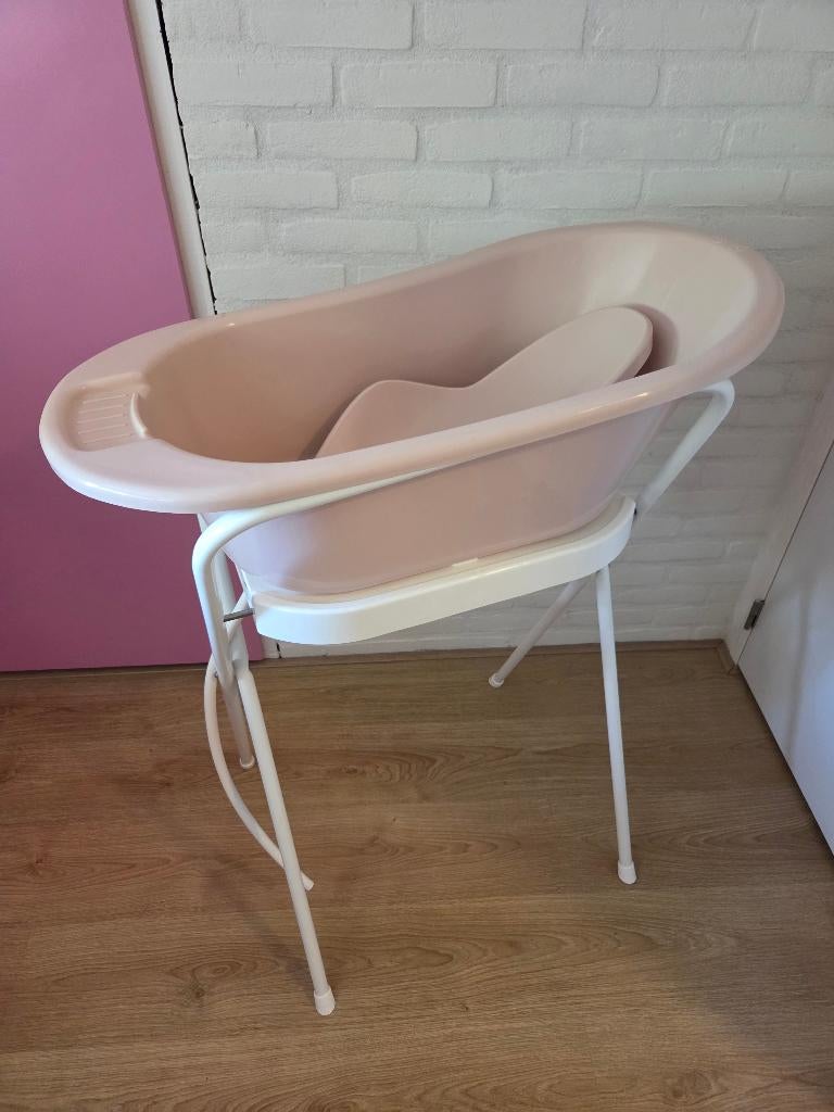 Babybad luma / op standaard, Ophalen, Zo goed als nieuw, Badje, Standaard
