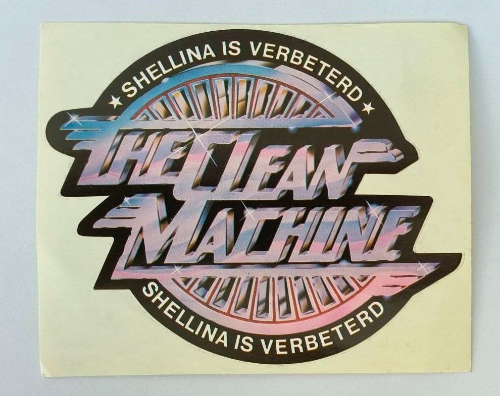 Sticker Shellina is verbeterd, Ophalen of Verzenden, Zo goed als nieuw, Merk