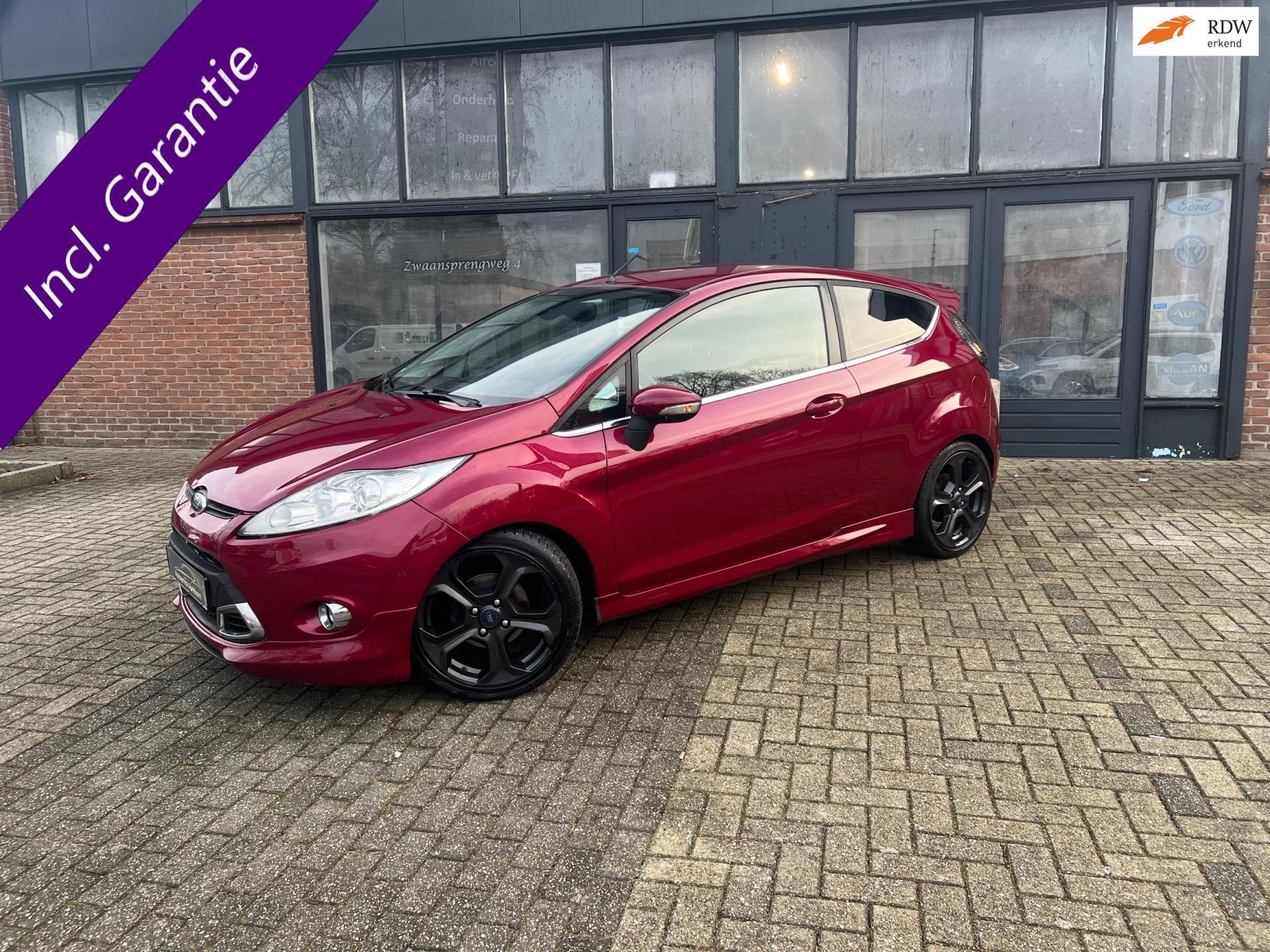 Ford Fiesta 1.25 Sport, Uitlaatsysteem, ST/ RS line, Climate, Auto's, Voorwielaandrijving, Stof, 82 pk, Bedrijf
