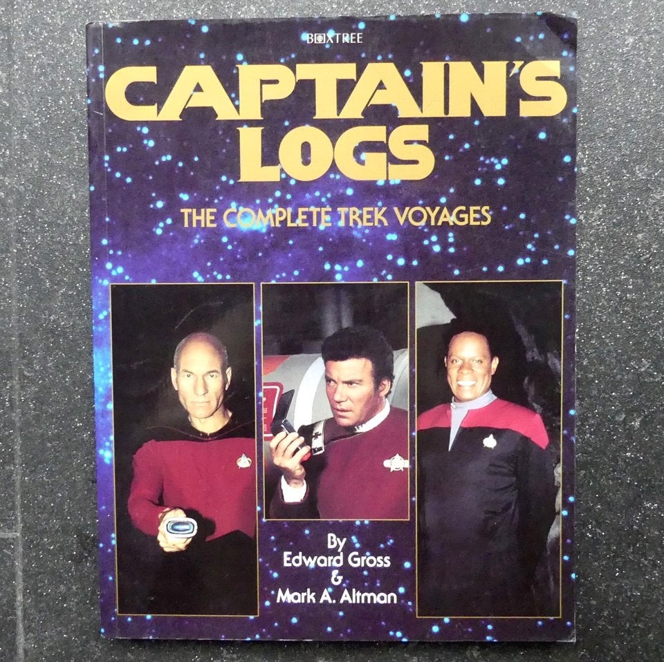 Star Trek Captains' Logs boek Edward Gross Mark Altman 1993, Ophalen of Verzenden, Gebruikt, Tv, Overige typen