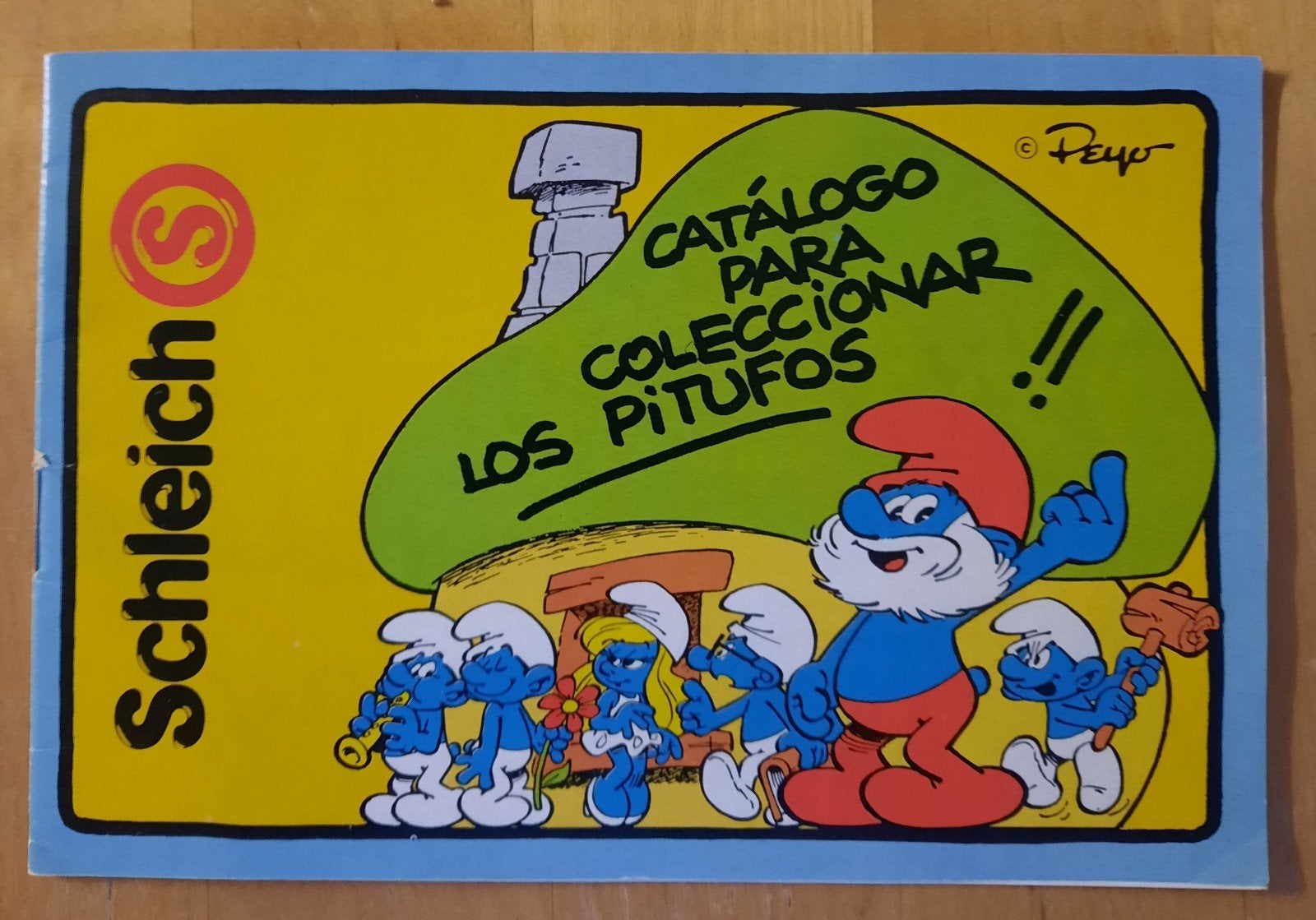 Smurfen Catalogus Schleich - Zeldzaam Verzamelobject, Ophalen of Verzenden, Gebruikt, Verschillende Smurfen