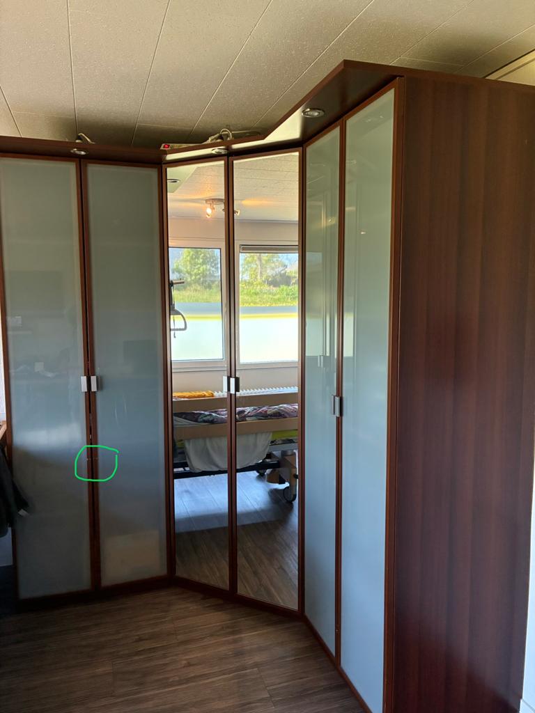 IKEA HOPEN - Hoek Kledingkast 2x80/236 en hoek 116/116/236, 200 cm of meer, Zo goed als nieuw, 200 cm of meer, Overige houtsoorten