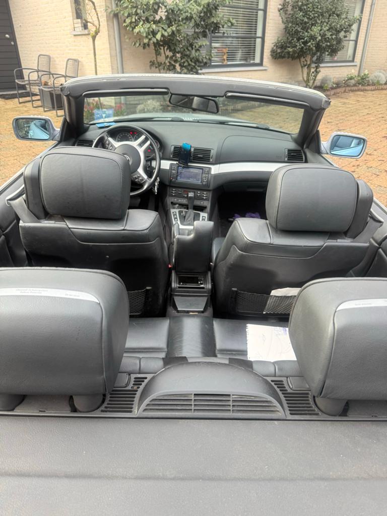BMW 3-Serie 3.0 CI 330 Cabriolet AUT 2003 Grijs, Auto's, Automaat, 1595 kg, Cabriolet, 4 stoelen