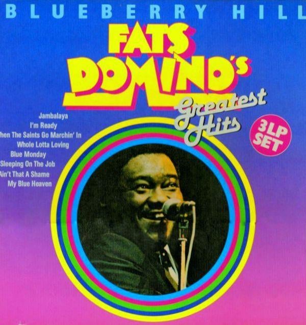 3 LPset - FATS DOMINO - Blueberry Hill Greatest Hits, Overige formaten, 1980 - 1989, Ophalen of Verzenden, Zo goed als nieuw