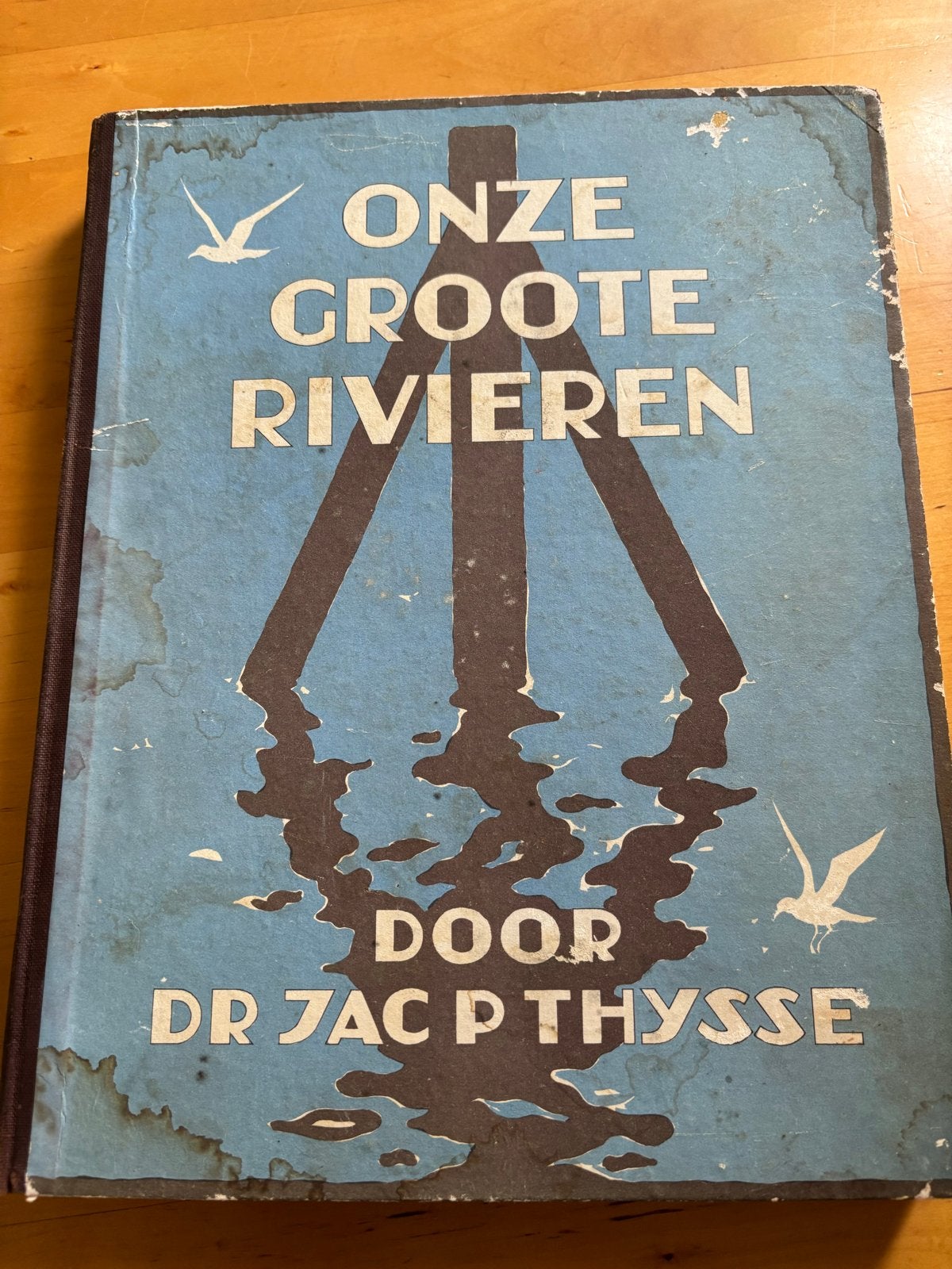 Verkade Plakboek: Onze Groote Rivieren uit 1938, Ophalen of Verzenden, Gelezen, Natuur algemeen