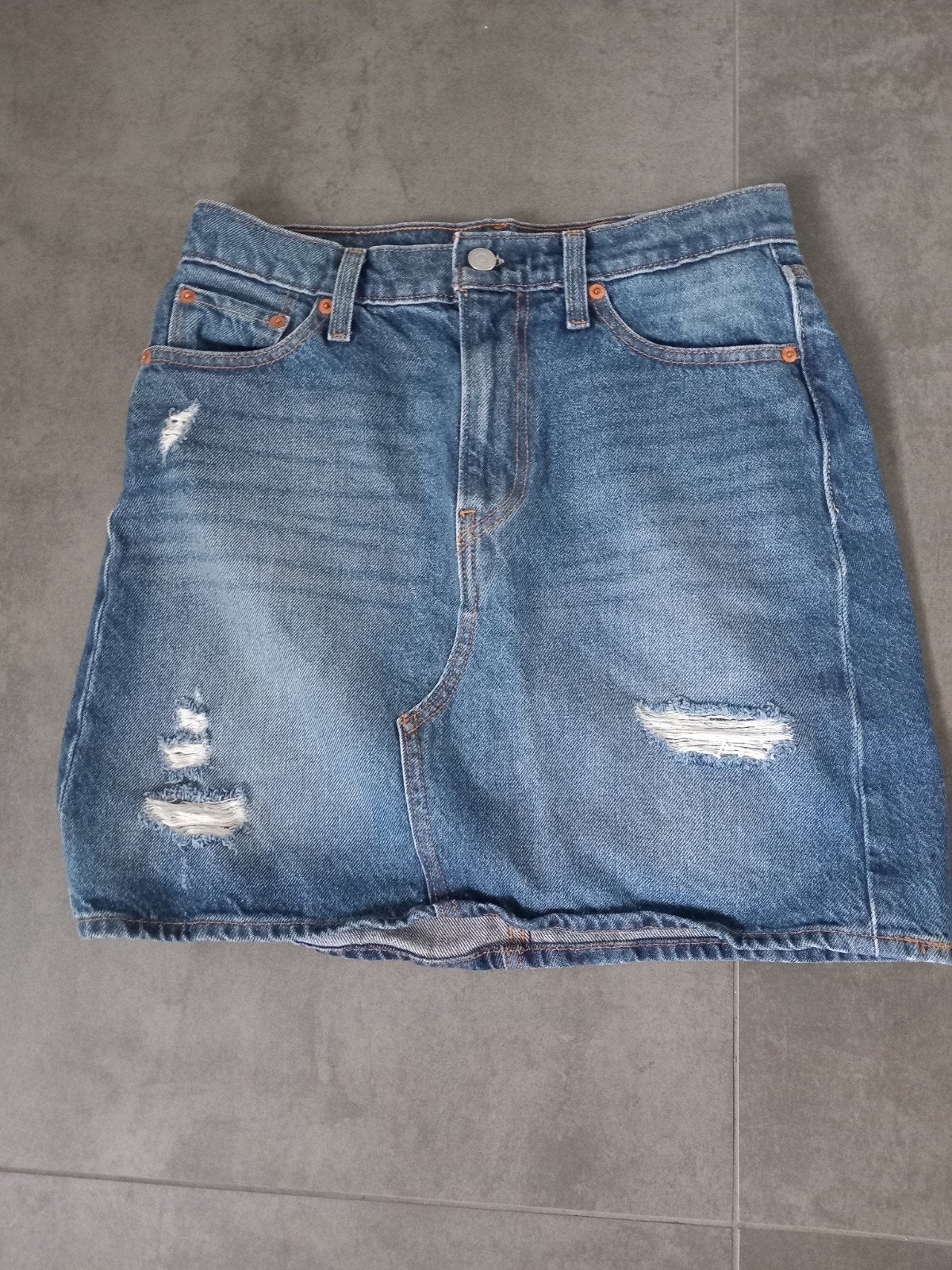 leuk Levi's spijkerrokje, maat 28, Blauw, Ophalen of Verzenden, Zo goed als nieuw, Maat 34 (XS) of kleiner