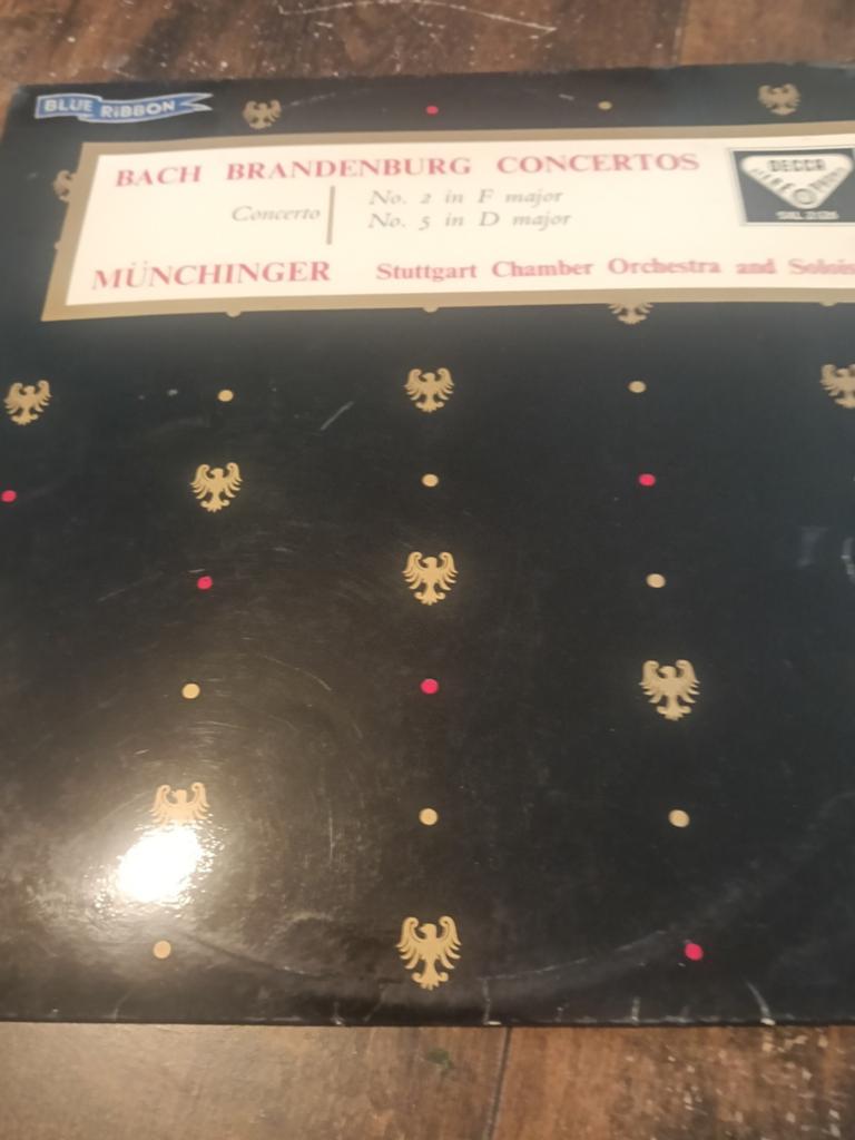 Bach Brandenburg Concertos - Münchinger - Decca LP, Ophalen, Barok, Gebruikt, Orkest of Ballet