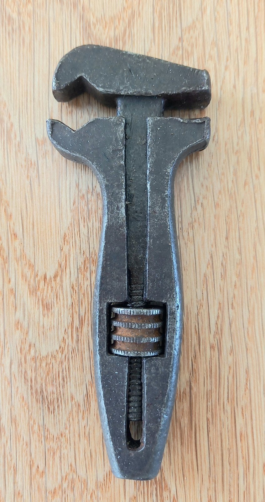 Antieke 'Bahco.' Verstelbare sleutel. In echte vintage staat, Antiek en Kunst, Ophalen of Verzenden