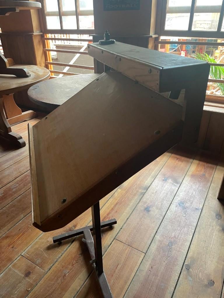 Lessenaar, Huis en Inrichting, Bureaus, Zo goed als nieuw, Stabureau, Overige merken, Antiek, Hout, Meerkleurig, Ophalen