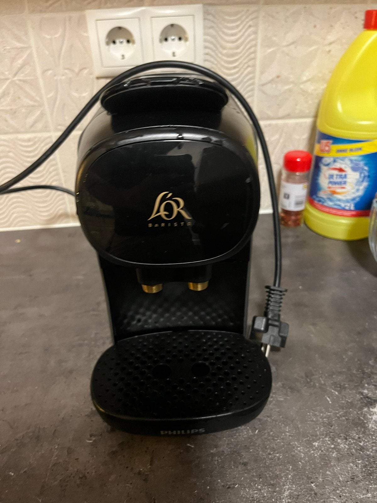 Philips L'OR Barista Koffiezetapparaat - Zwart, Ophalen, Koffiepads en cups, Espresso apparaat, Zo goed als nieuw