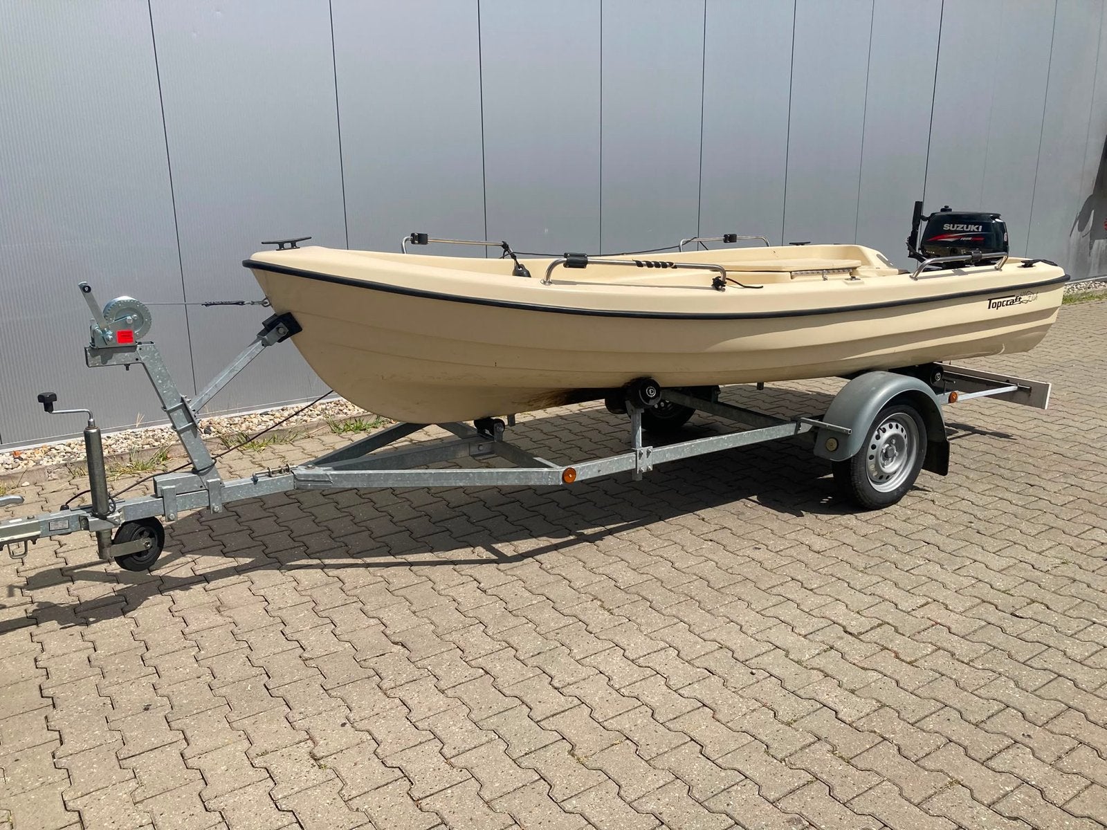 Topcraft 420 Fish met Suzuki buitenboordmotor, Ophalen, Gebruikt